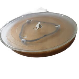 Microwave Oven Plate with Turntable and Center Support-Whirlpool